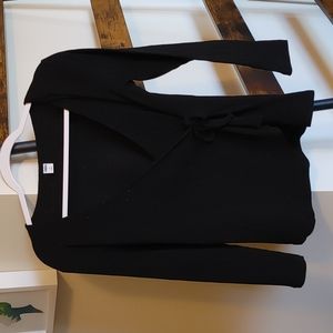 Womens black long sleeve blouse